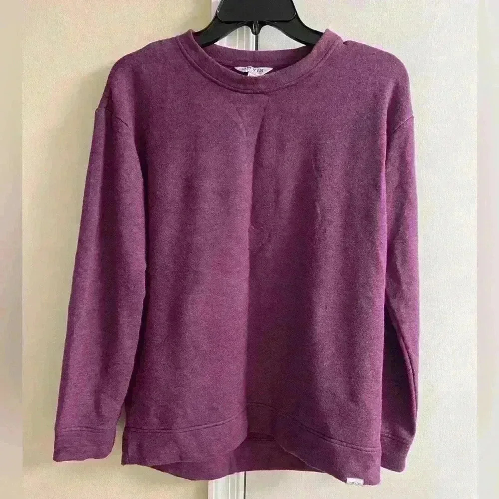 Orvis crewneck purple modal blend soft XS-M - Picture 1 of 8